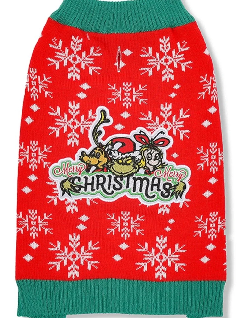 The Grinch! Dog Costume! Sweater Christmas xs